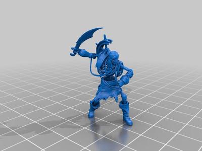 Spinal fronteir swashbuckler - 28mm undead pirate - dp - lp