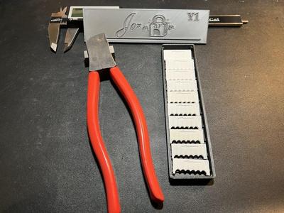 Locksport Lishi Cutter Jig for Y1 Yale Keyway
