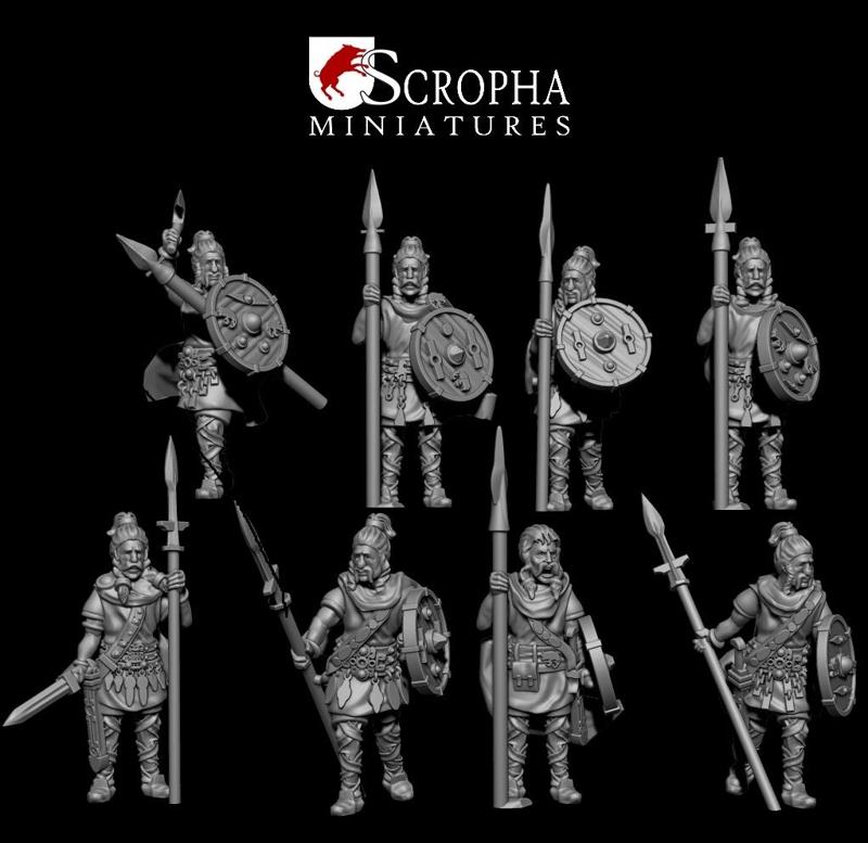 The Franks, warriors with spears