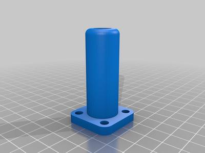 support for ender 5 rail 