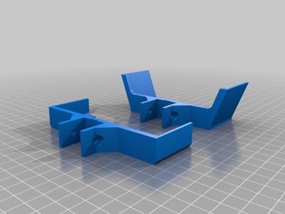 eSun eBox 2020 Mount - 4mm + t-nut holes (remix)