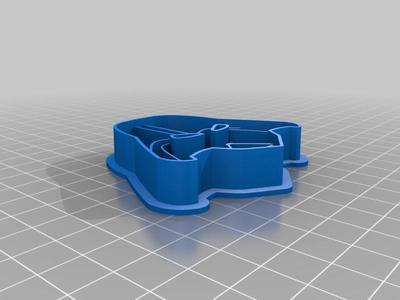 Darth Vader Cookie Cutter (fixed gaps)