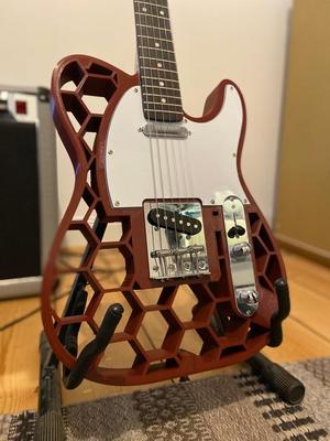 Honeycaster (3d-printed Telecaster)