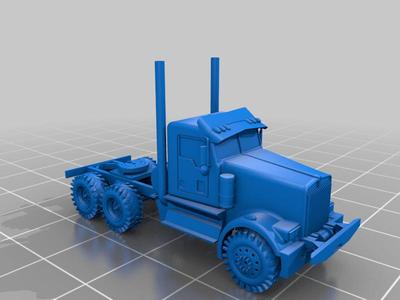 N Scale offroad Kenworth - oilfield truck