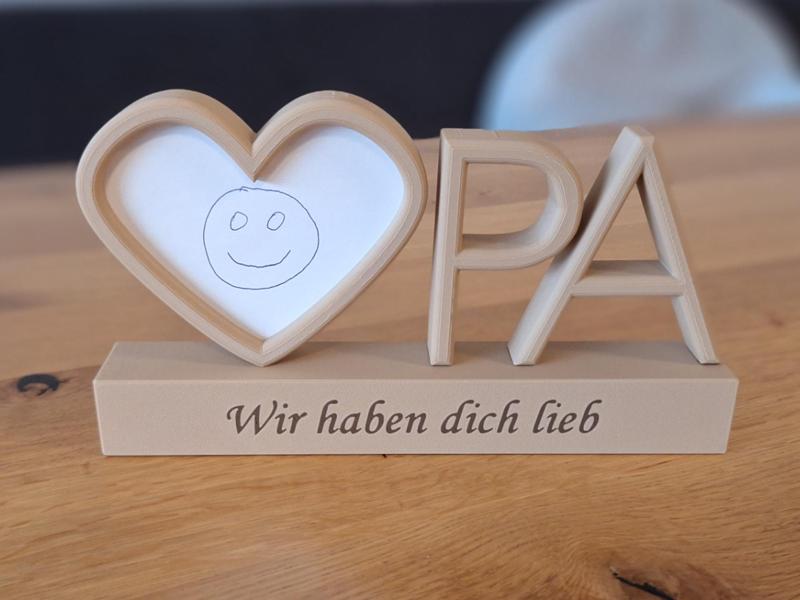 Grandpa's Picture Frame Gift