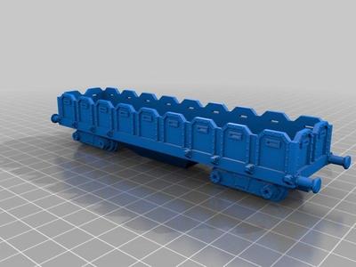 Warhammer 40K - general gargo wagon - HO scale (1:87)