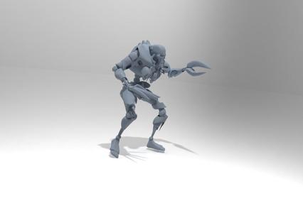 Warhammer 40k Mini Cyber-skeleton