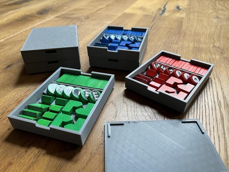 Catan piece box - Cities & Knights