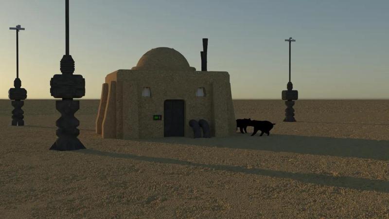 Starwars Tatooine Haus / Starwars Tatooine House   