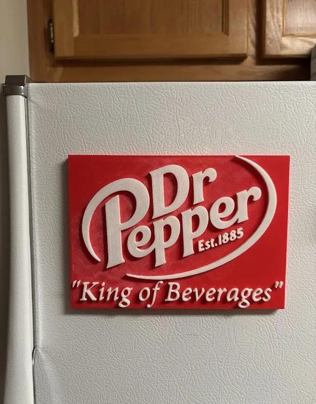 Dr. Pepper "King of Beverages" Sign   