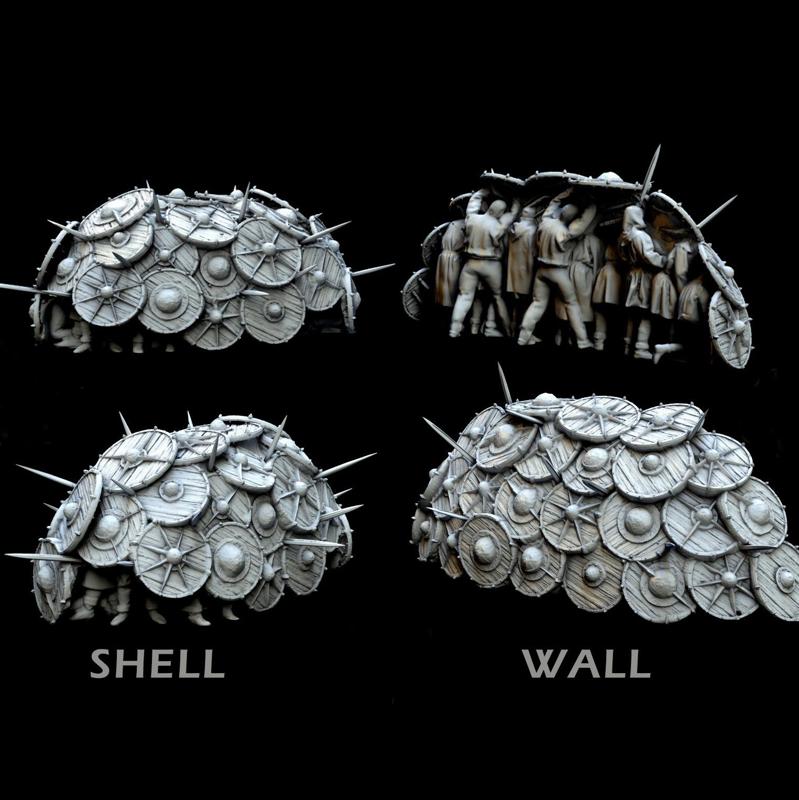 Shield wall (2 versions)