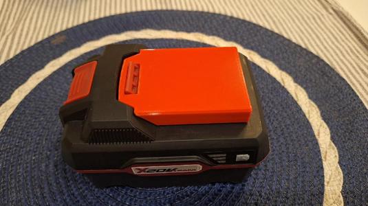 Parkside X20V battery cover no arrow   