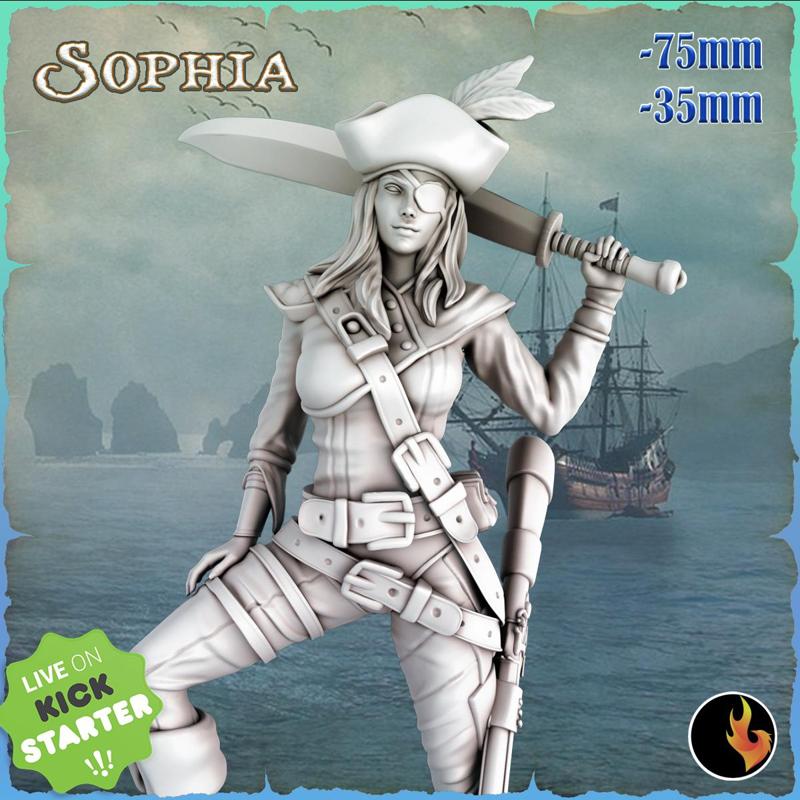 Sophia - Pirate girls Vol - 75mm