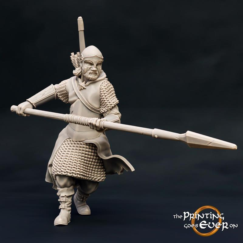 Ranger with Spear - Pose A - Presupported