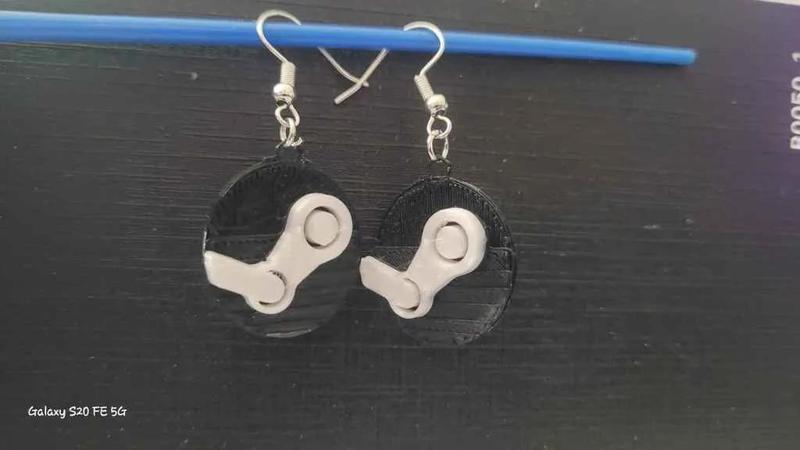 boucle d' oreille steam   