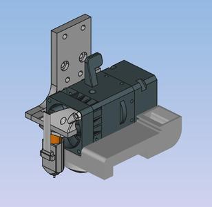 Wanhao/Monoprice/Malyan Extruder Mount Biqu H2 V2