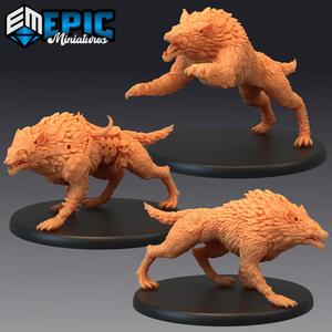 Warg Set / Wild Creature / Dire Wolf Beast / Classic Encounter