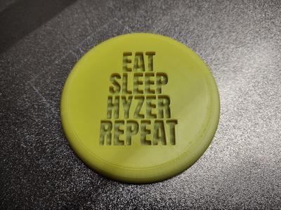 Disc Golf Mini - Eat Sleep Hyzer Repeat