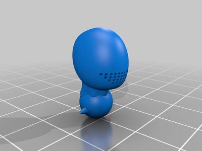 Black Hole Humanoid Head