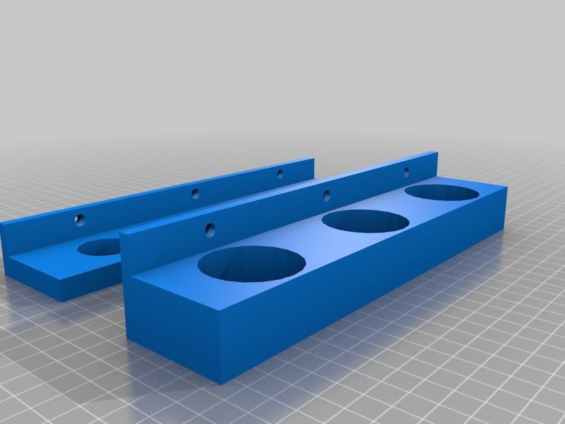 triple lightsaber wall mount