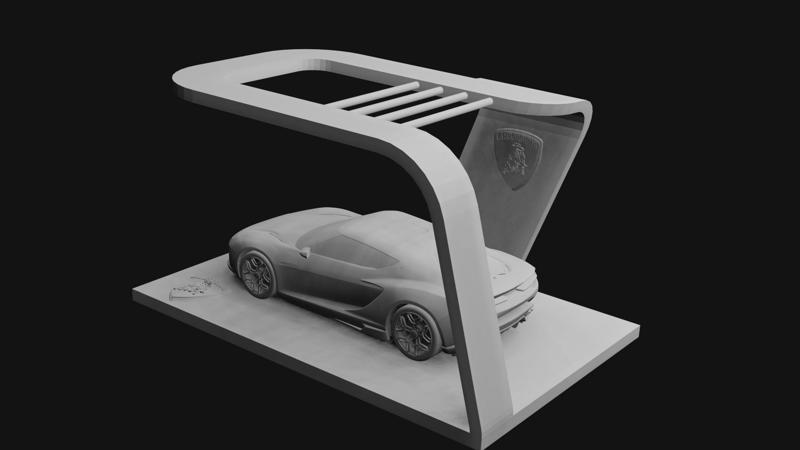 diorama Lamborghini Asterion LPI 910-4