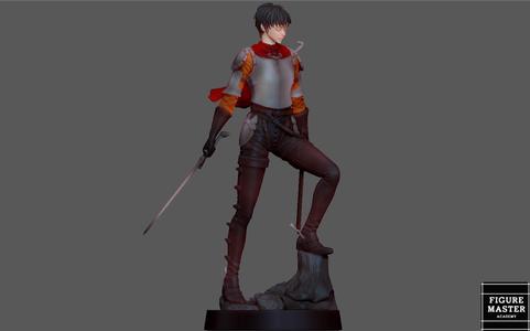 BERSERK CASCA FANTASY ANIME SWORD CHARACTER 3D PRINT MODEL 3D print