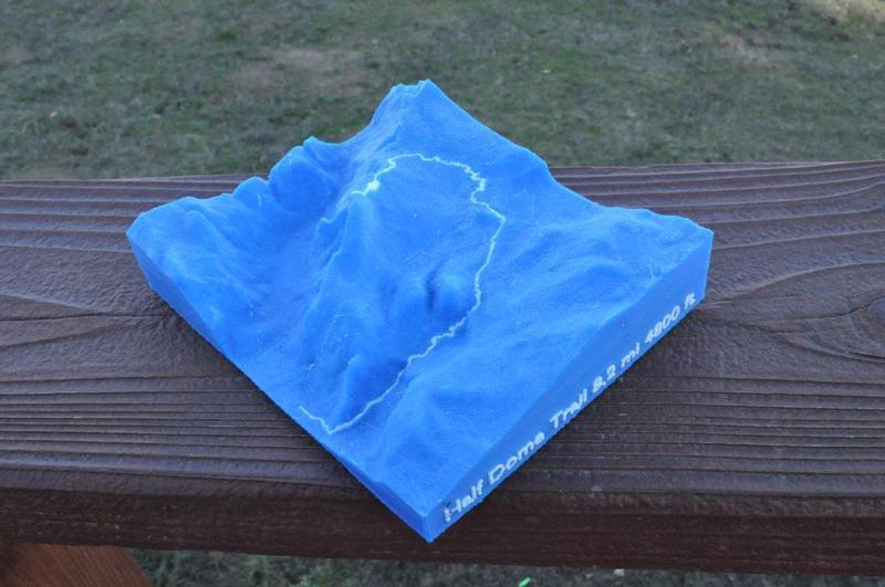 Yosemite Half Dome Trail Map