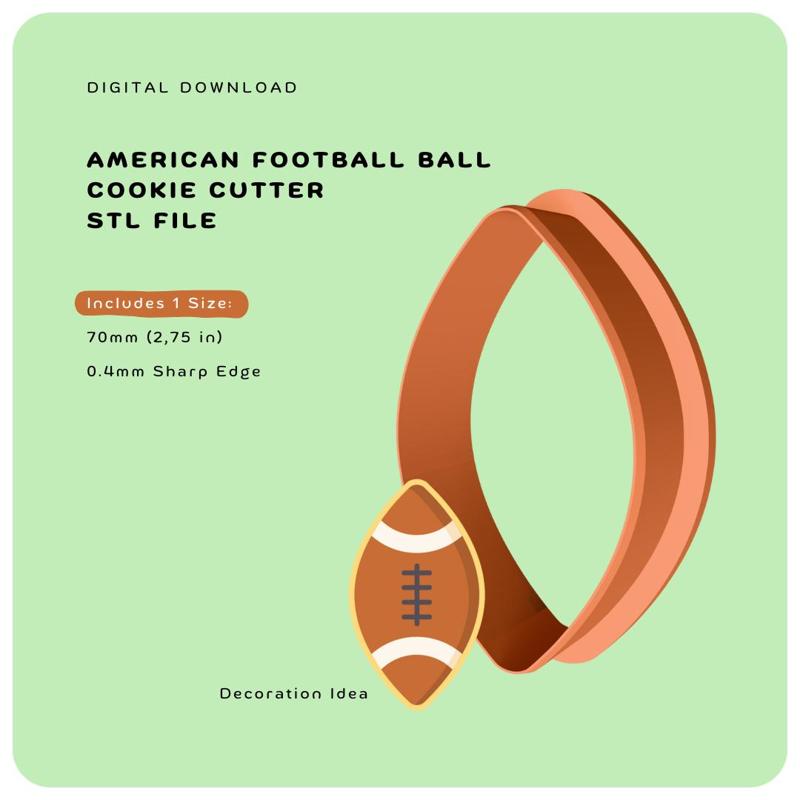 Cookie Cutter - American Football Ball (Super Bowl Collection)