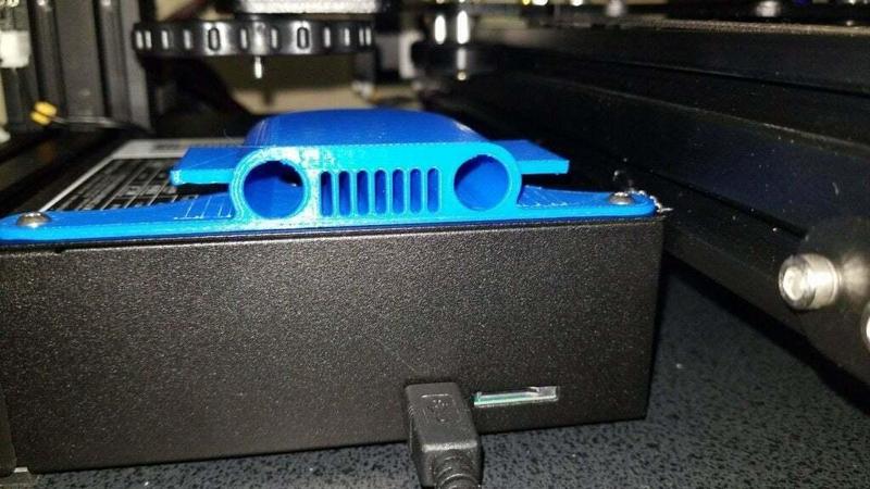 Ender 3 - Jeep JK Fan Cover 7 Slot with Fenders