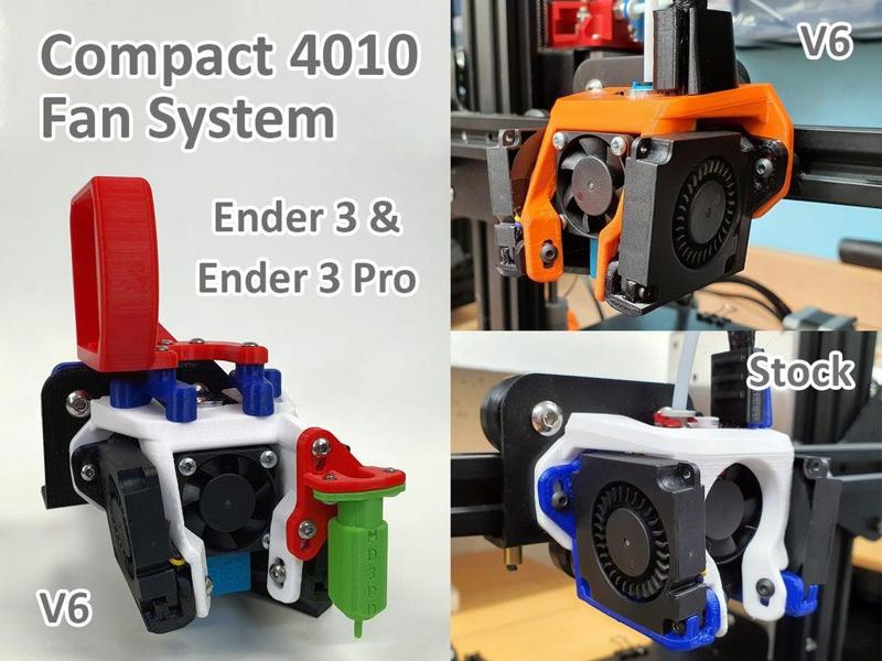 Compact 4010 Duct System for the Ender 3