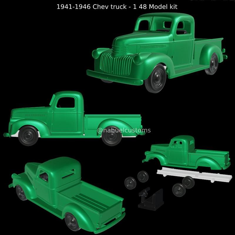 1941-1946 Chev truck - 1 48 Model kit