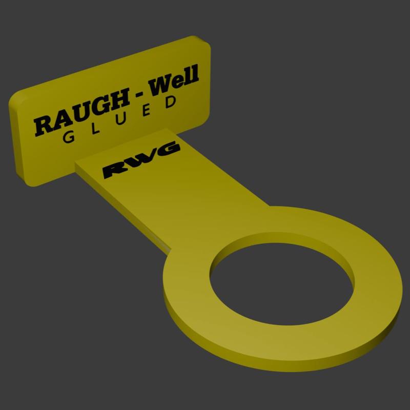 RWB or RWG (RAUGH - WELL Glued) Tow Hook