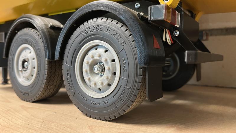 1/14 scale RC truck super single rim for wide tire