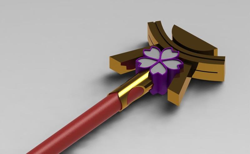 Yae Miko Wand for Cosplay // Genshin Impact