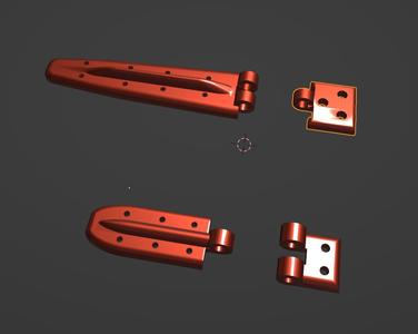 Cessna 182/172/152 hinges