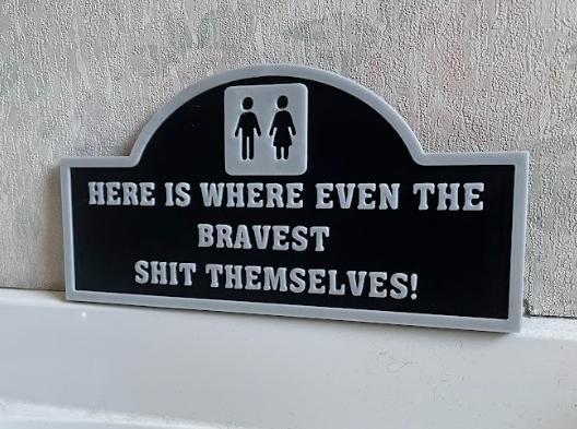Funny Toilet Sign