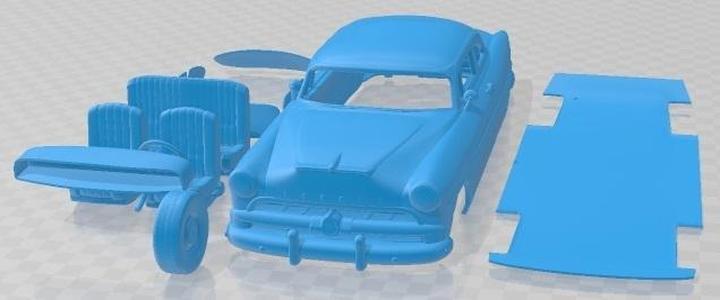 Hudson Hornet 2 Door 1954 Printable Car