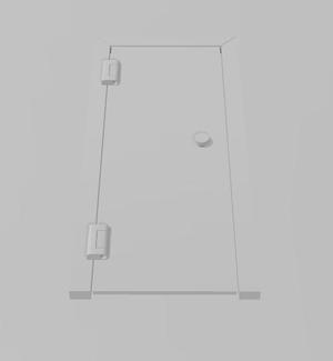 Tür Diorama 1/18 1:18 mit Zarge Workshop Door Scale