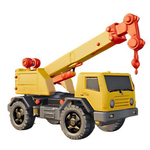 Playful Crane Truck