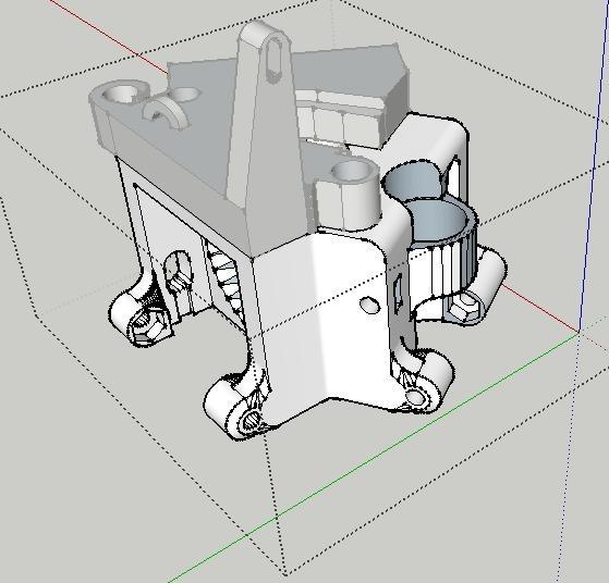 Upgraded Max Z Effector (Inductive Sensor, 30mm Fan and 30mm Blower/Part Cooling)