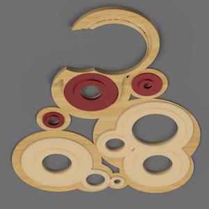 Holes Door Hanger for Bath & Room