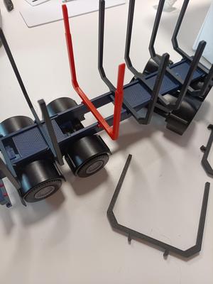 Spare part for emek log truck