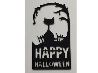 Halloween decoration - Happy Halloween sticker
