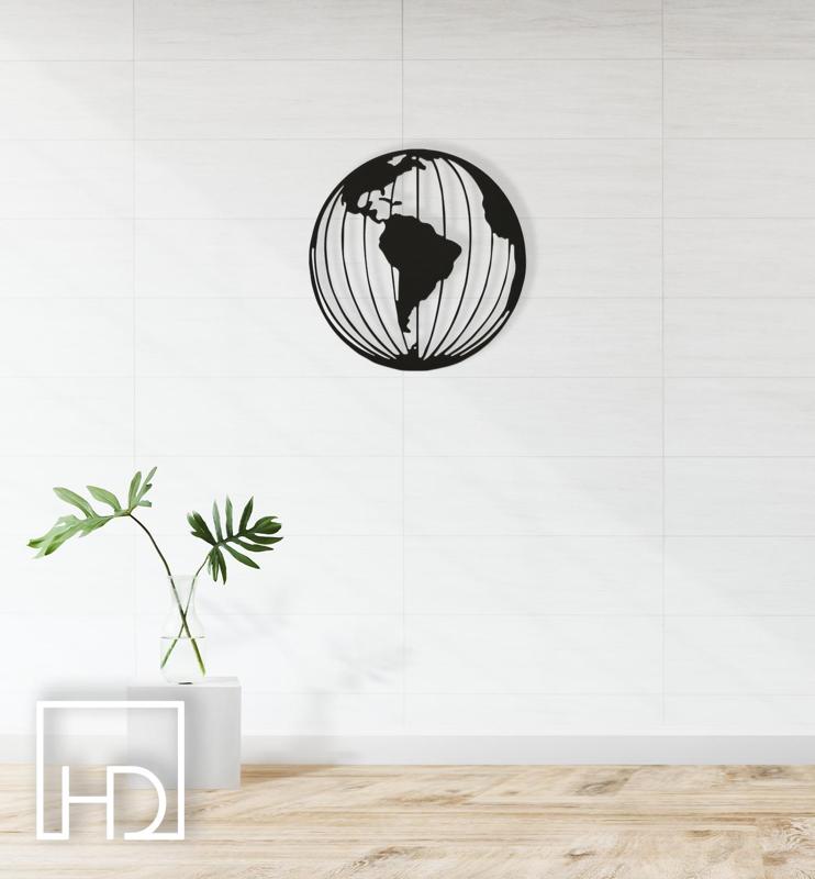 World Map 3 decoration by: HomeDetail