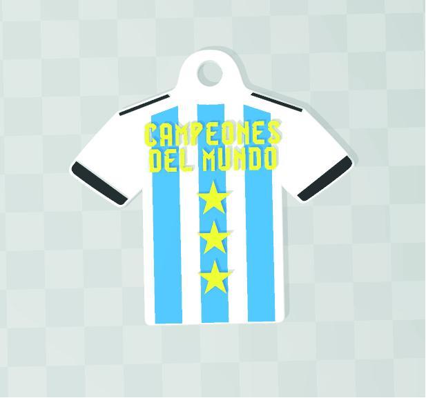 Argentina World Champions keychain