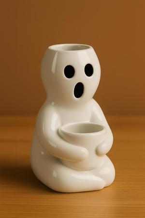 Cute Ghost Pot | Decorative Planter or Candy Holder STL
