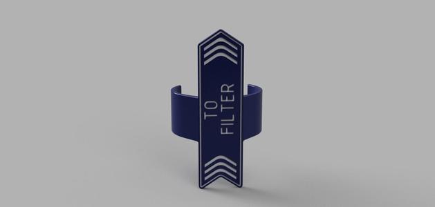 Pool Plumbing Tags - "To Filter"