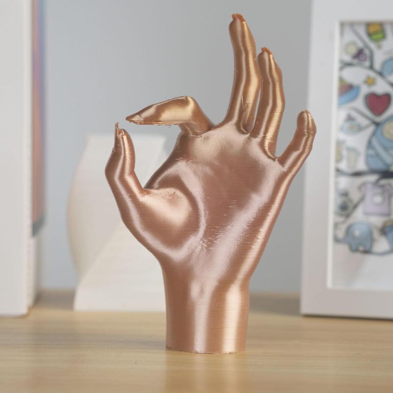 Realistic Female OK Hand Gesture Ring Item Holder Statue