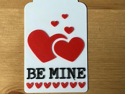 be mine gift tag