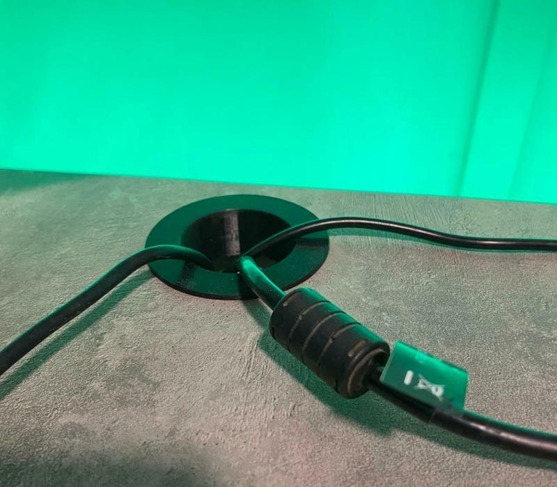 Desk Cable Mouth Termination